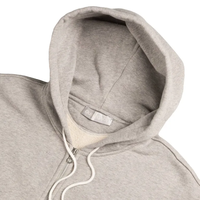 Our Legacy Sweats À Capuche*Rascal Hood Grey Melange Victory Fleece