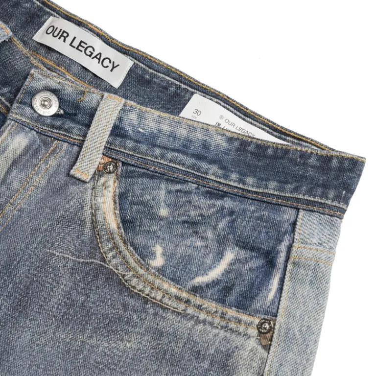 Our Legacy Pantalons*Third Cut Digital Denim Print