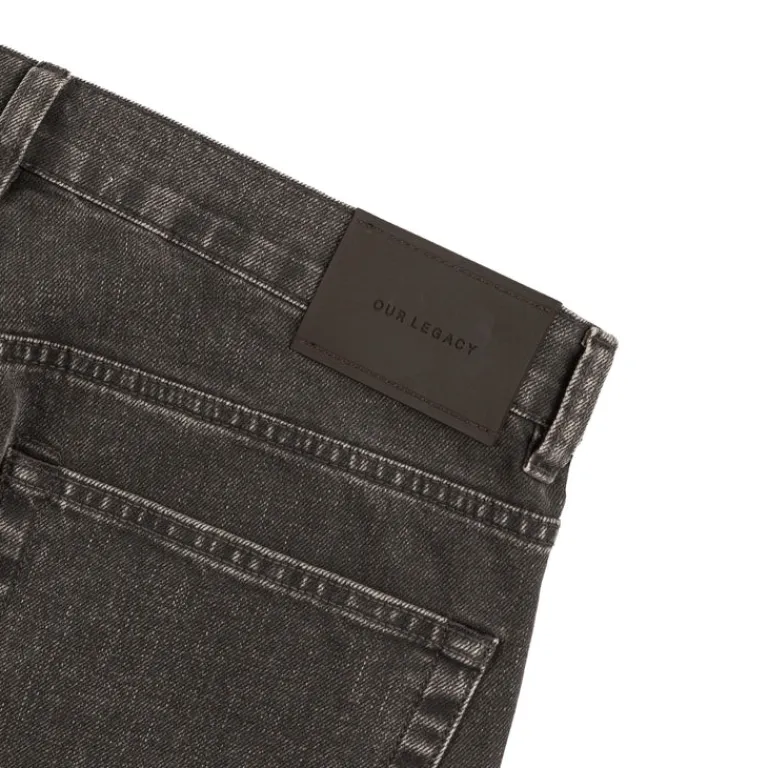 Our Legacy Pantalons*Third Cut Black Coated Wash