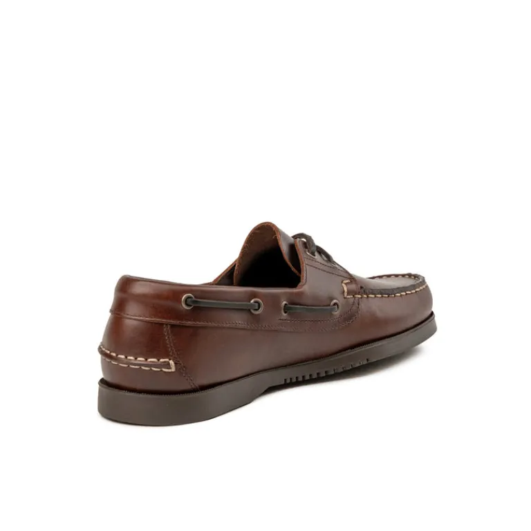 Paraboot Sneakers En Cuir*Barth Marine Marron / Lisse America