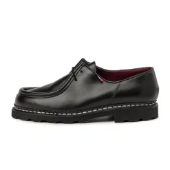 Paraboot Sneakers En Cuir*Michael Bbr Marche Noire / Lisse Noir