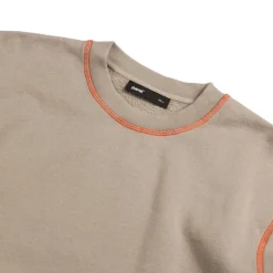 Parel Studios Pullover*Contrast Crewneck Sand
