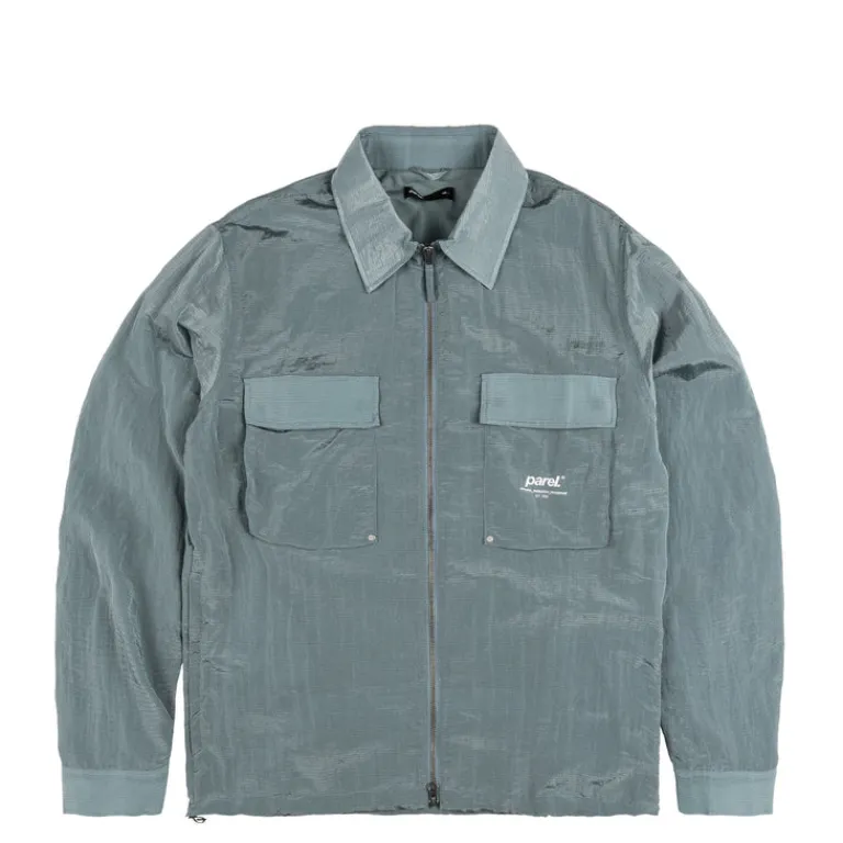 Parel Studios Chemises*Faro Luma Overshirt Steel Blue