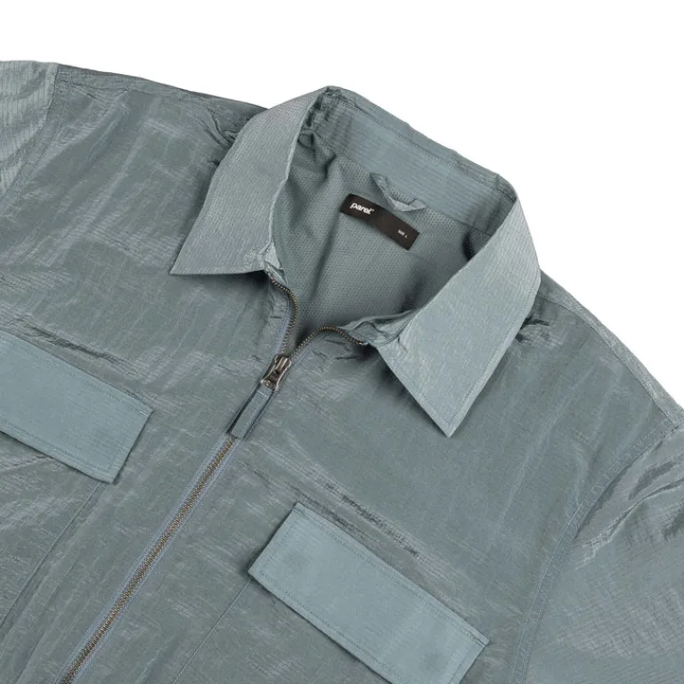 Parel Studios Chemises*Faro Luma Overshirt Steel Blue