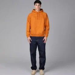 Pas Normal Studios Sweats À Capuche*Off-Race Logo Hoodie Dusty Orange