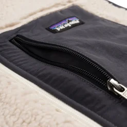 Patagonia Vestes*Classic Retro-X Vest Natural / Smolder Blue