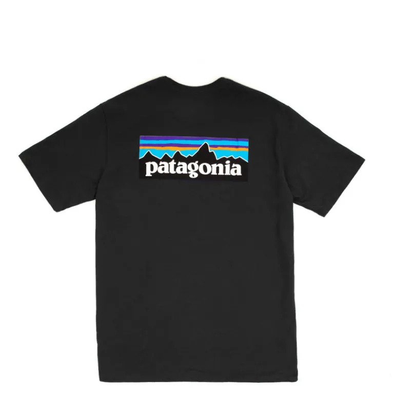 Patagonia T-Shirts*P-6 Logo Responsibili-Tee Black