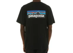 Patagonia T-Shirts*P-6 Logo Responsibili-Tee Black