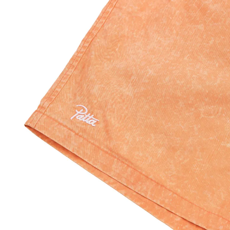 Patta Shorts*Basic Acid Wash Swim Shorts Melon