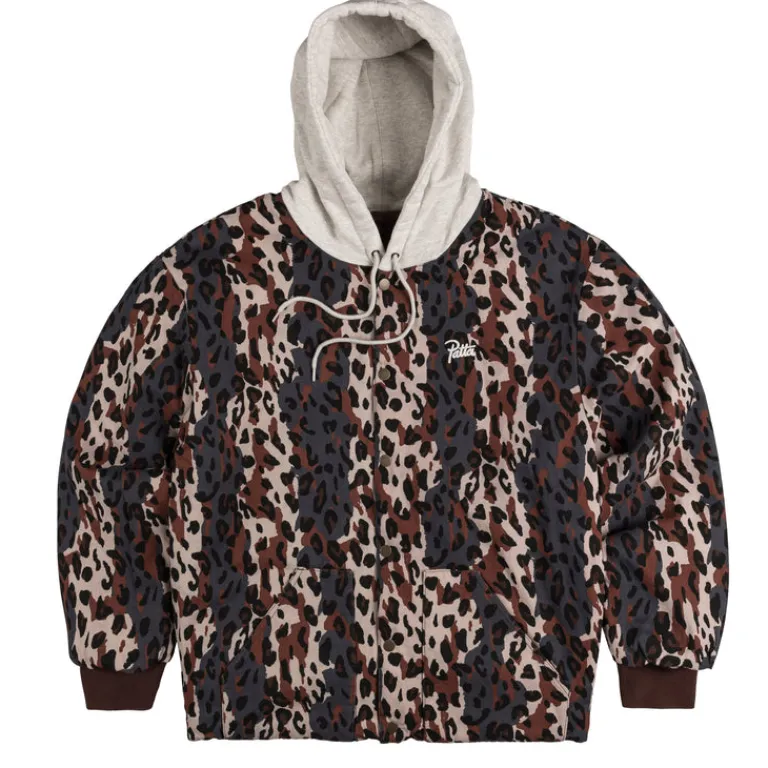 Patta Gilets*City Leopard Reversible Bomber Jacket Multi