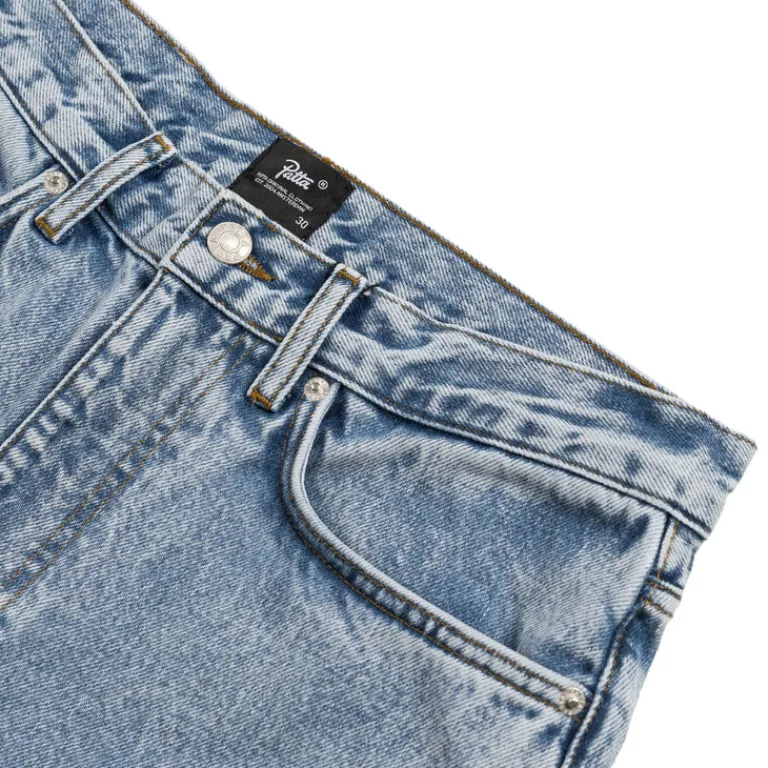 Patta Pantalons*2Getha4Eva Denim Pants Light Blue Denim