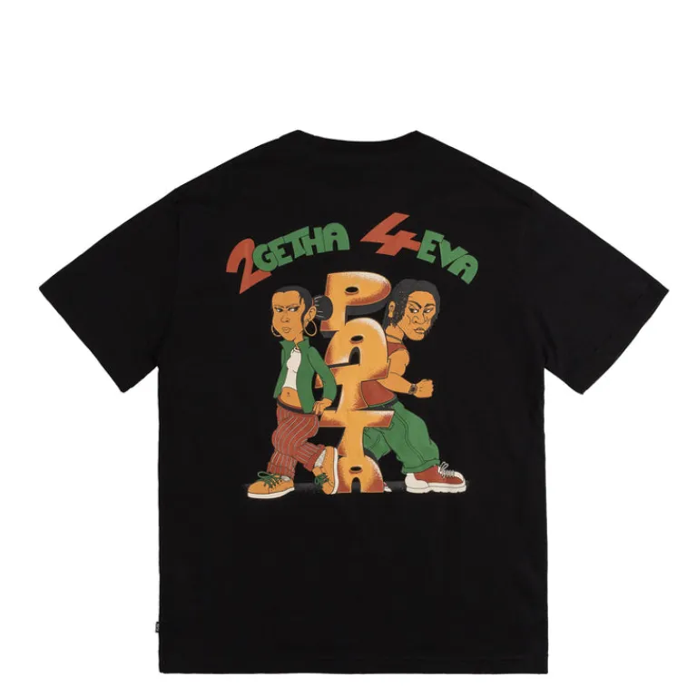 Patta T-Shirts*2Getha4eva T-Shirt Black