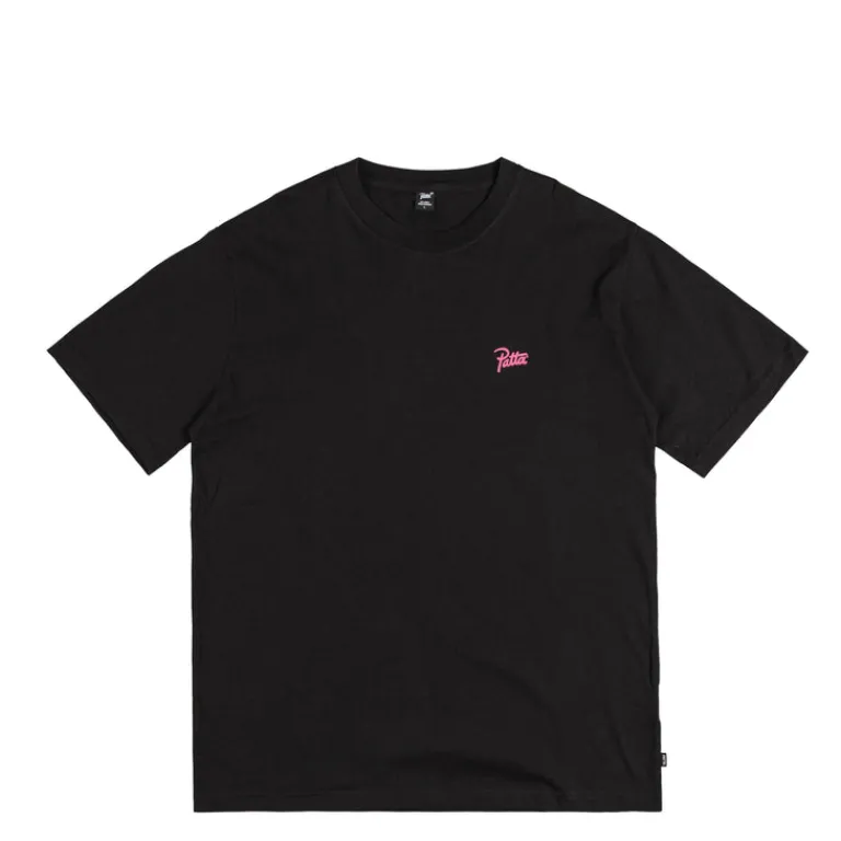 Patta T-Shirts*Postcard T-Shirt Black
