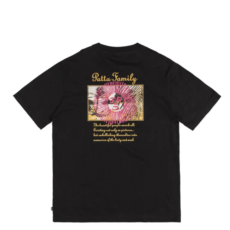Patta T-Shirts*Postcard T-Shirt Black