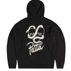 Patta Sweats À Capuche*Snake Heart Boxy Hooded Sweater Black