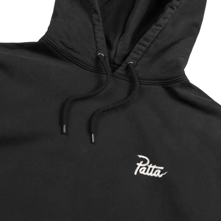 Patta Sweats À Capuche*Snake Heart Boxy Hooded Sweater Black