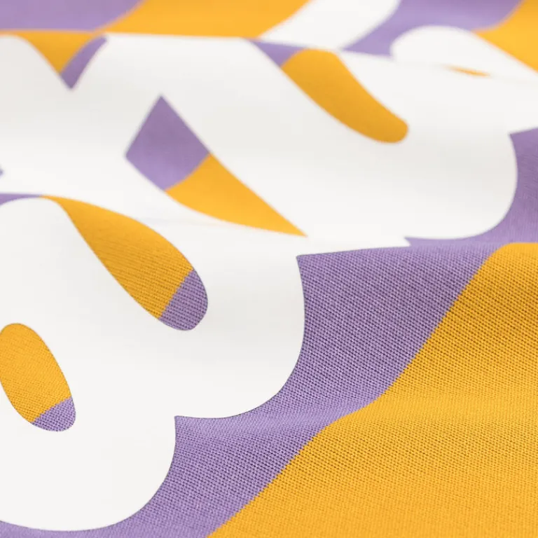 Patta T-Shirts*Striped Longsleeve Football Jersey Chalk Violet