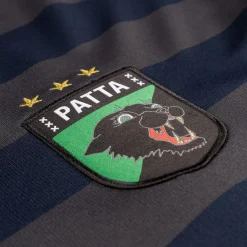 Patta T-Shirts*Striped Longsleeve Football Jersey Forged Iron