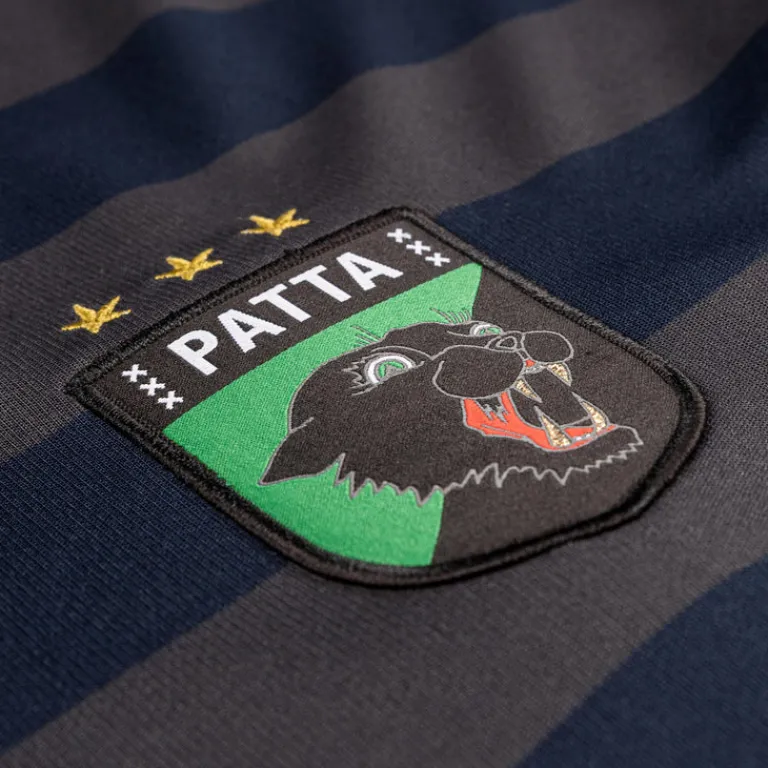Patta T-Shirts*Striped Longsleeve Football Jersey Forged Iron