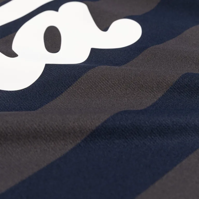 Patta T-Shirts*Striped Longsleeve Football Jersey Forged Iron