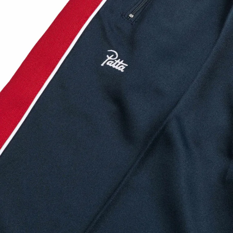 Patta Pantalons*Tricot Straight Track Pants Black Iris