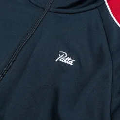 Patta Gilets*Tricot Track Jacket Black Iris