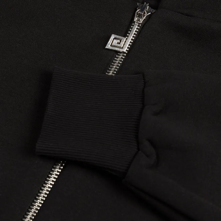Perplex Sweats À Capuche*Two-Way Zip Hoodie Black