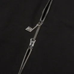 Perplex Sweats À Capuche*Two-Way Zip Hoodie Black