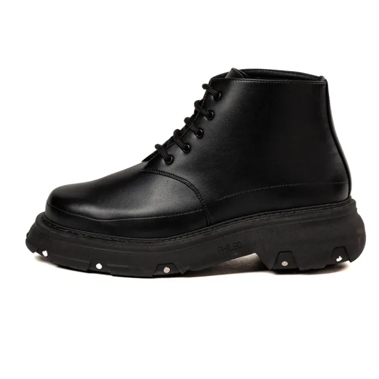 Phileo Sneakers Montantes|Sneakers En Cuir*005 Derby Hi Black
