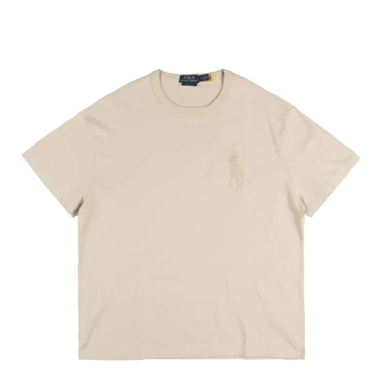 Polo Ralph Lauren T-Shirts*Classic Fit Big Pony Jersey T-Shirt Stoneware Grey