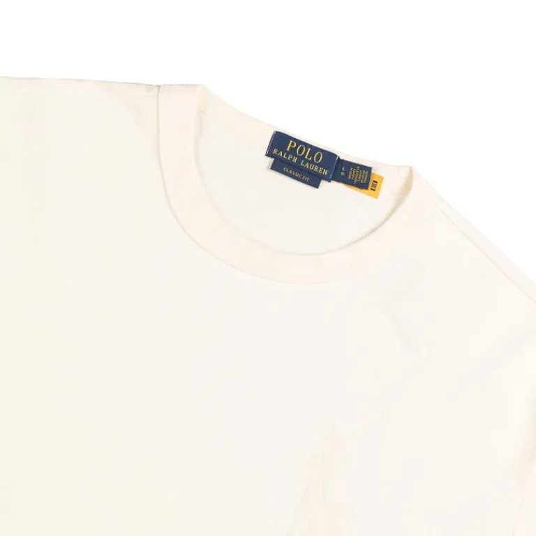 Polo Ralph Lauren T-Shirts*Classic Fit Big Pony Jersey T-Shirt Clubhouse Cream