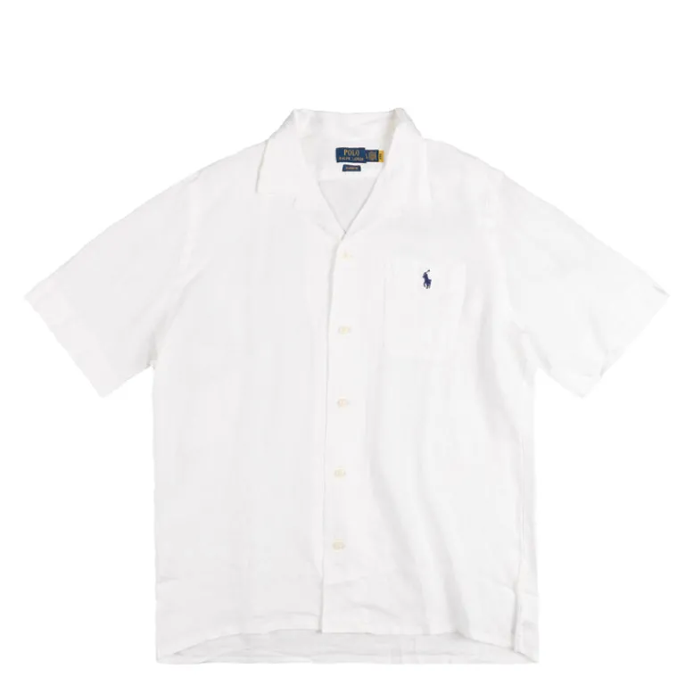 Polo Ralph Lauren Chemises*Classic Fit Linen Camp Shirt Ceramic White