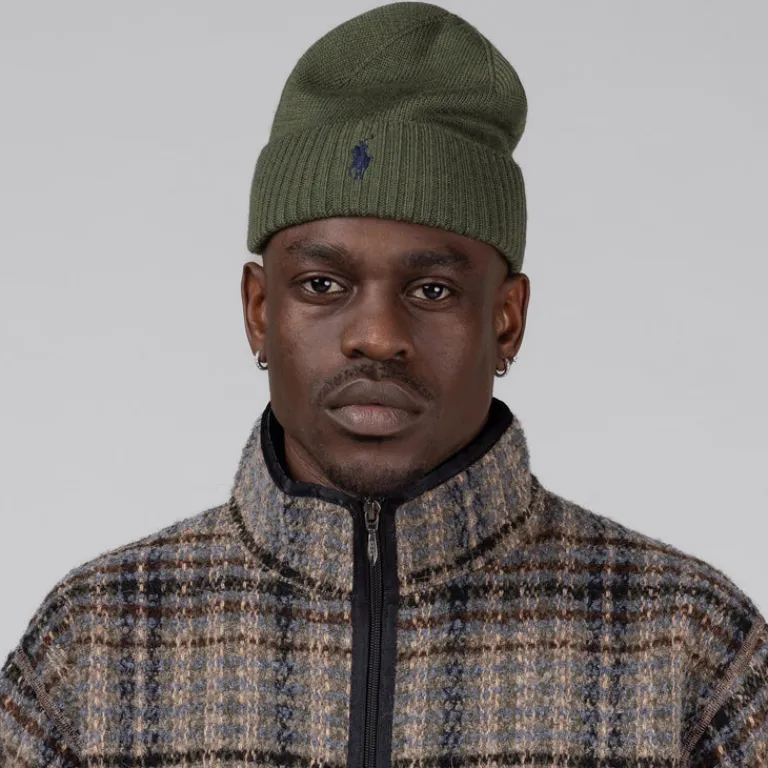 Polo Ralph Lauren Alle Anzeigen*Cold Weather Hat Classic Olive Heather