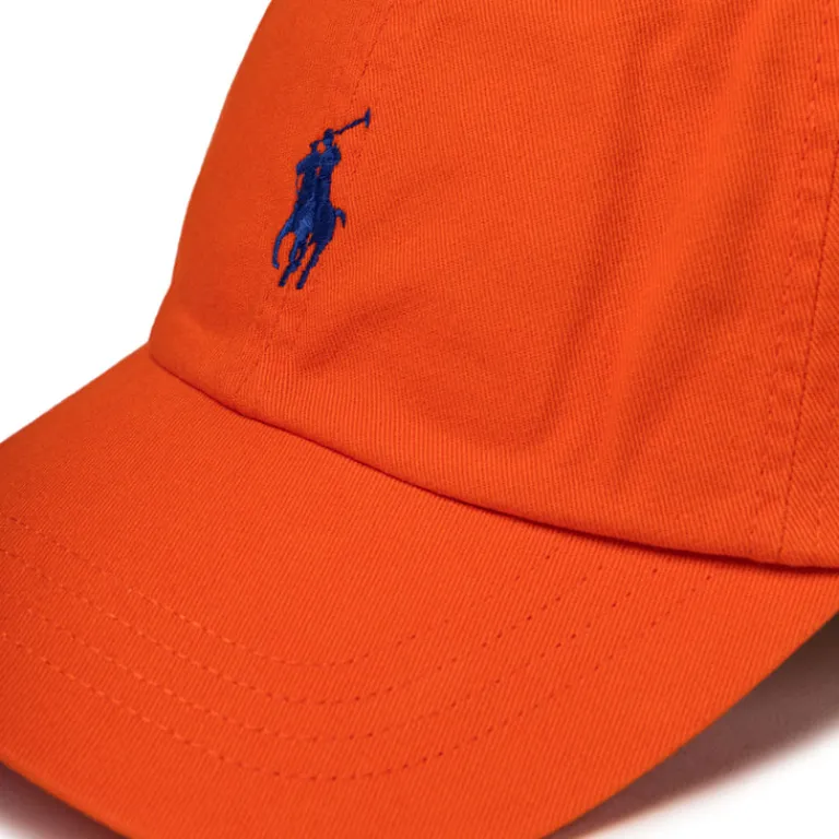 Polo Ralph Lauren Alle Anzeigen|Caps & Bucket Hats*Cotton Chino Baseball Cap Sailing Orange
