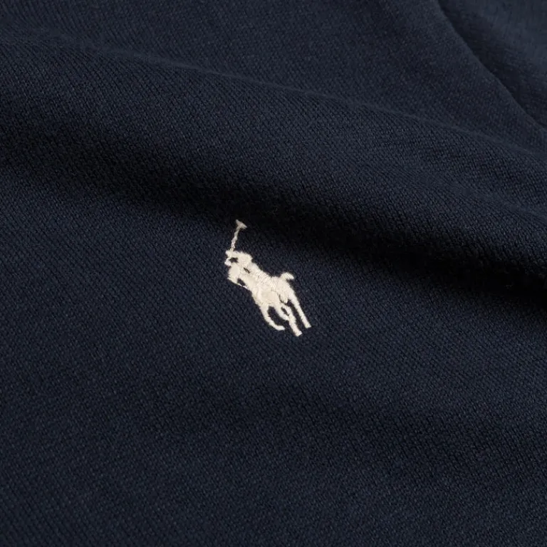 Polo Ralph Lauren T-Shirts*Cotton Polo-Collar Jumper Hunter Navy