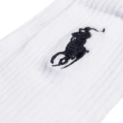 Polo Ralph Lauren Chaussettes*Crew Socks Big Pony 3 Pack White
