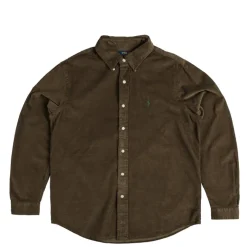 Polo Ralph Lauren Chemises*Custom Fit Corduroy Shirt Chocolate Mousse