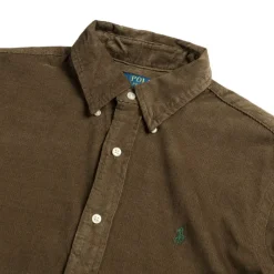 Polo Ralph Lauren Chemises*Custom Fit Corduroy Shirt Chocolate Mousse