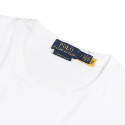 Polo Ralph Lauren T-Shirts*Custom Slim Fit Soft Cotton T-Shirt White