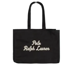 Polo Ralph Lauren Alle Anzeigen|Sacs*Embroidered Canvas Tote Bag Black