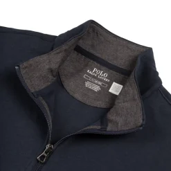 Polo Ralph Lauren Pullover*Luxury Jersey Quarter-Zip Pullover Aviator Navy