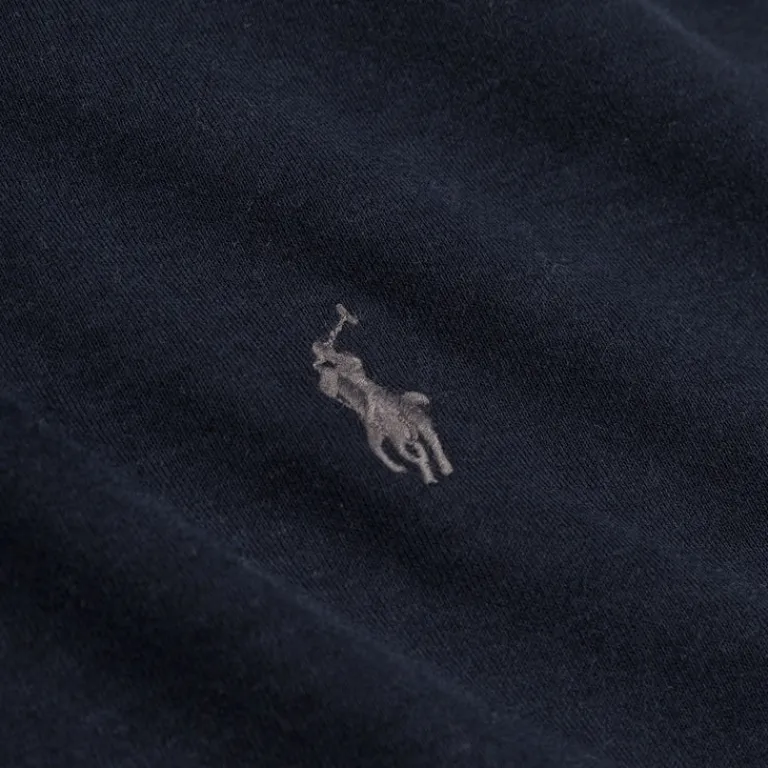 Polo Ralph Lauren Pullover*Luxury Jersey Quarter-Zip Pullover Aviator Navy
