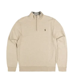 Polo Ralph Lauren Pullover*Luxury Jersey Quarter-Zip Pullover Expedition Dune Heather