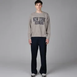 Polo Ralph Lauren Pullover*New York Running Sweatshirt Dark Sport Heather