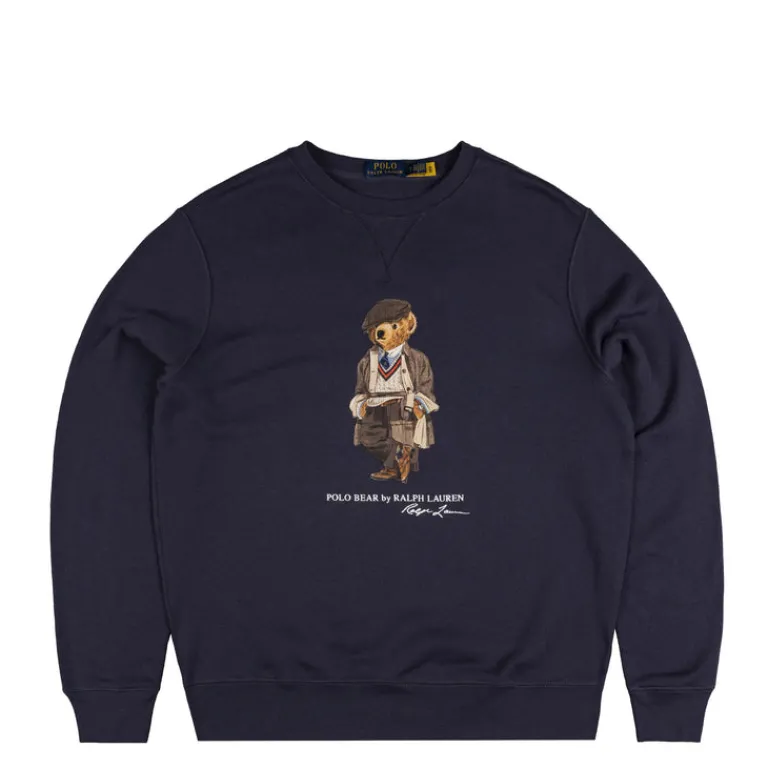 Polo Ralph Lauren Pullover*Polo Bear Fleece Pullover Faded Blue