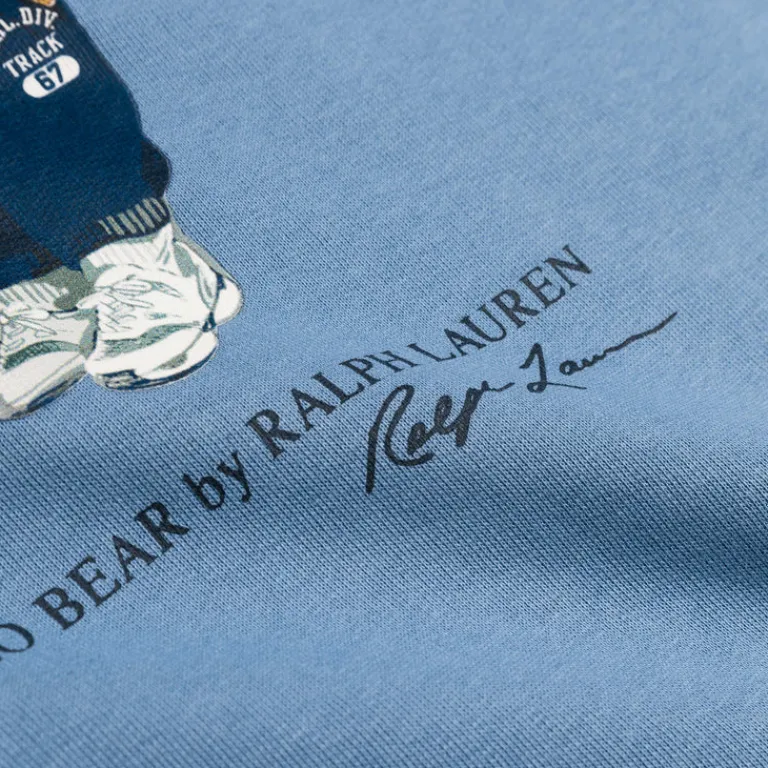 Polo Ralph Lauren Pullover*Polo Bear Fleece Sweatshirt Campus Blue Heritage