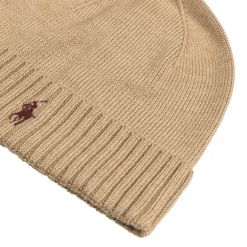 Polo Ralph Lauren Alle Anzeigen|Beanies*Signature Pony Wool Beanie Camel Melange