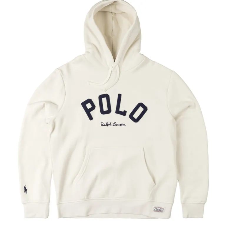 Polo Ralph Lauren Sweats À Capuche*The RL Logo Hoodie Antique Cream
