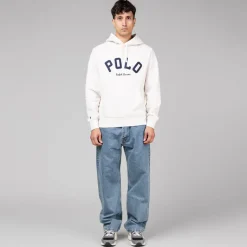 Polo Ralph Lauren Sweats À Capuche*The RL Logo Hoodie Antique Cream