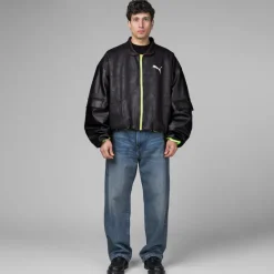 Puma Gilets*x A$AP Rocky Pleather Jacket Puma Black
